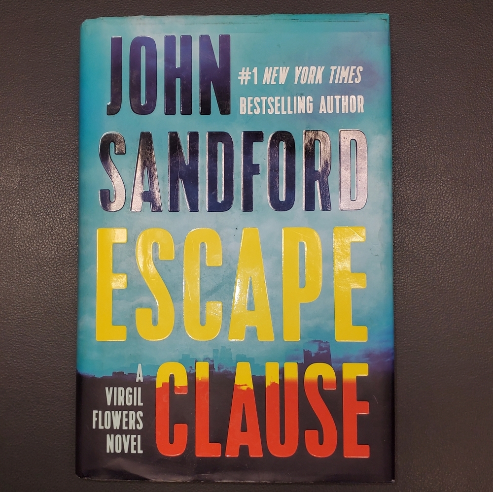 John‎ Sandford Escape Clause Hardcover Book 2016